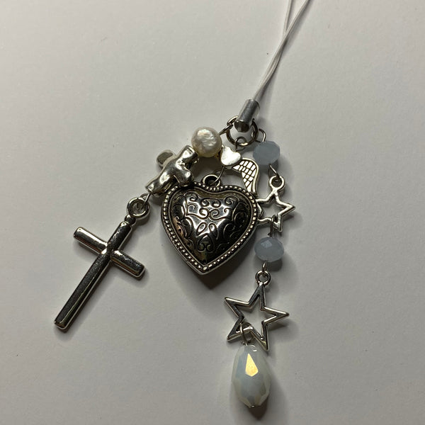 “Say yes to heaven” phone charm